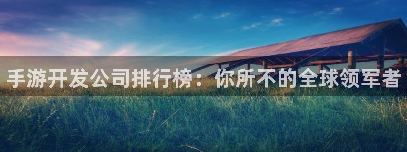 江苏三牛：手游开发公司排行榜：你所不的全球领军者