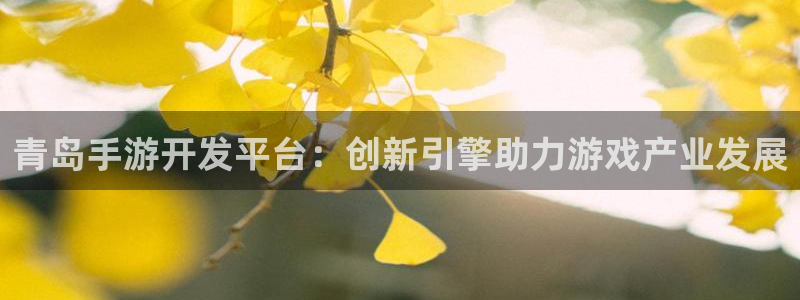 三牛娱乐管网怎么样：青岛手游开发平台：创新引擎助力游戏产业发